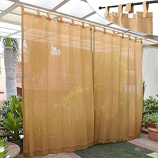 HIPPO - PE 85% Outdoor Sun Blocking Balcony Curtains Loop UV Protection