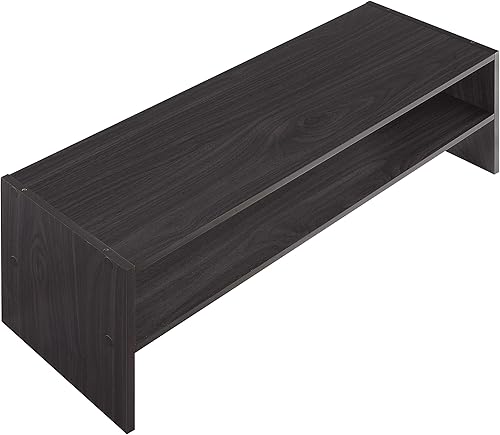 Miniatura 7 de Whitmor - Organizador de almacenamiento apilable con 2 estantes, color chocolate