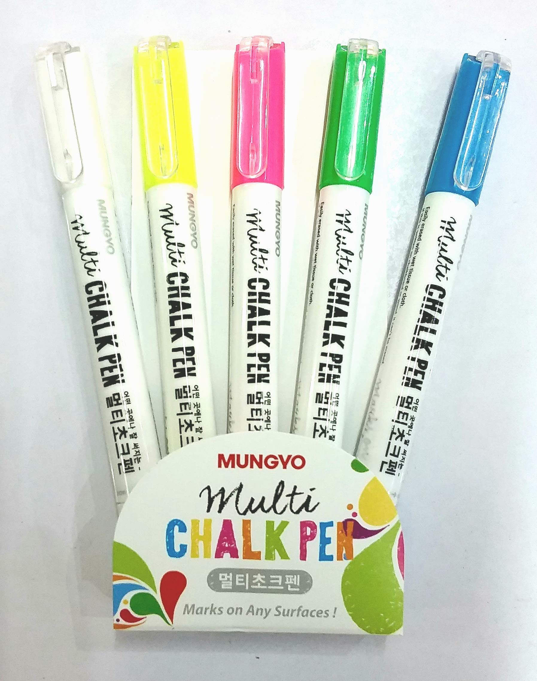 Chalk Pen Multicoloured (Set of 5) by fine Creations.-image-40