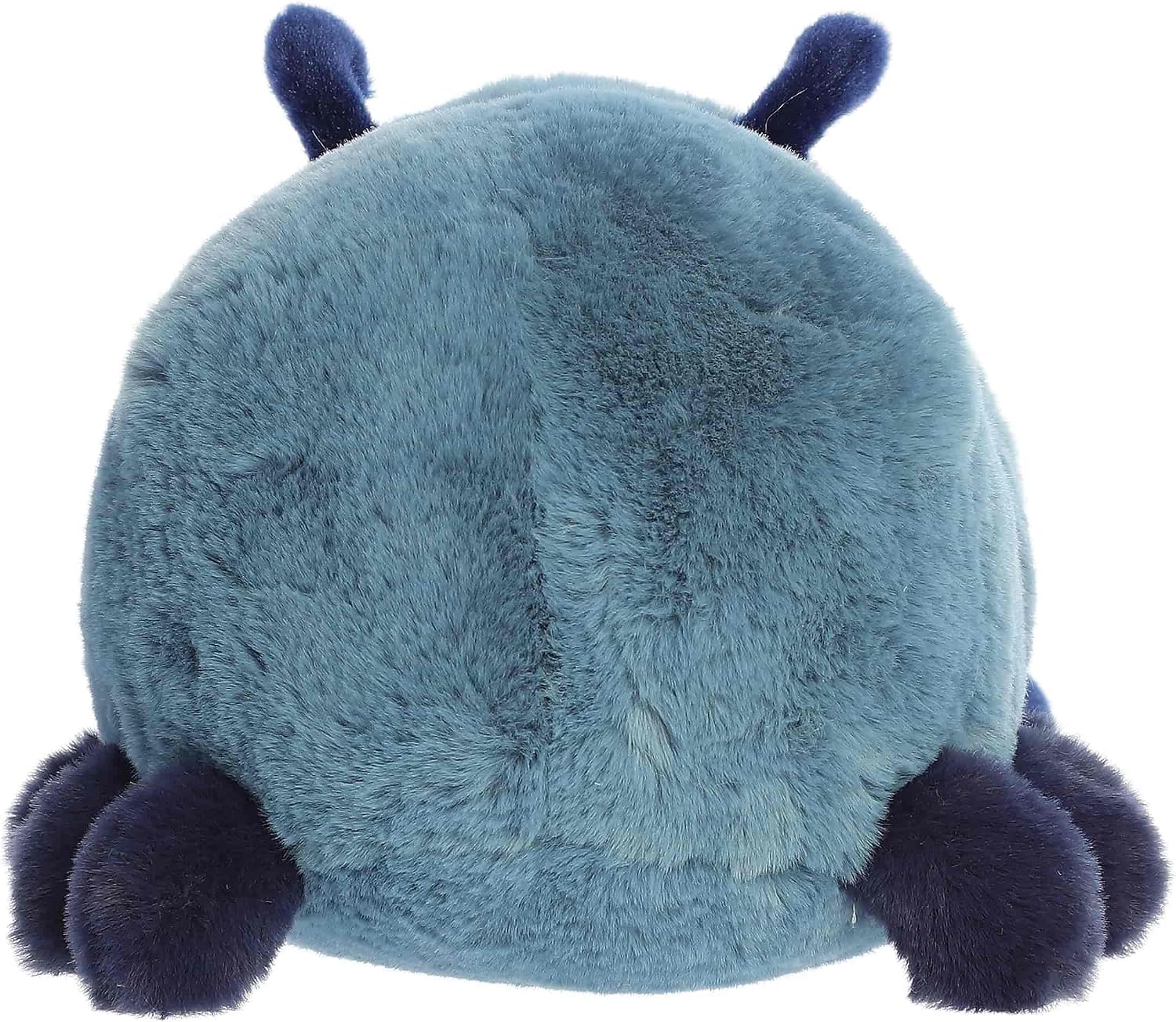 Aurora® Adorable Spudsters™ Beck Beetle™ Stuffed Animal - Round Shape Makes for Comforting Cuddles - Perfect for Kids All Ages and Animal Loving Adults - Blue 11 Inches