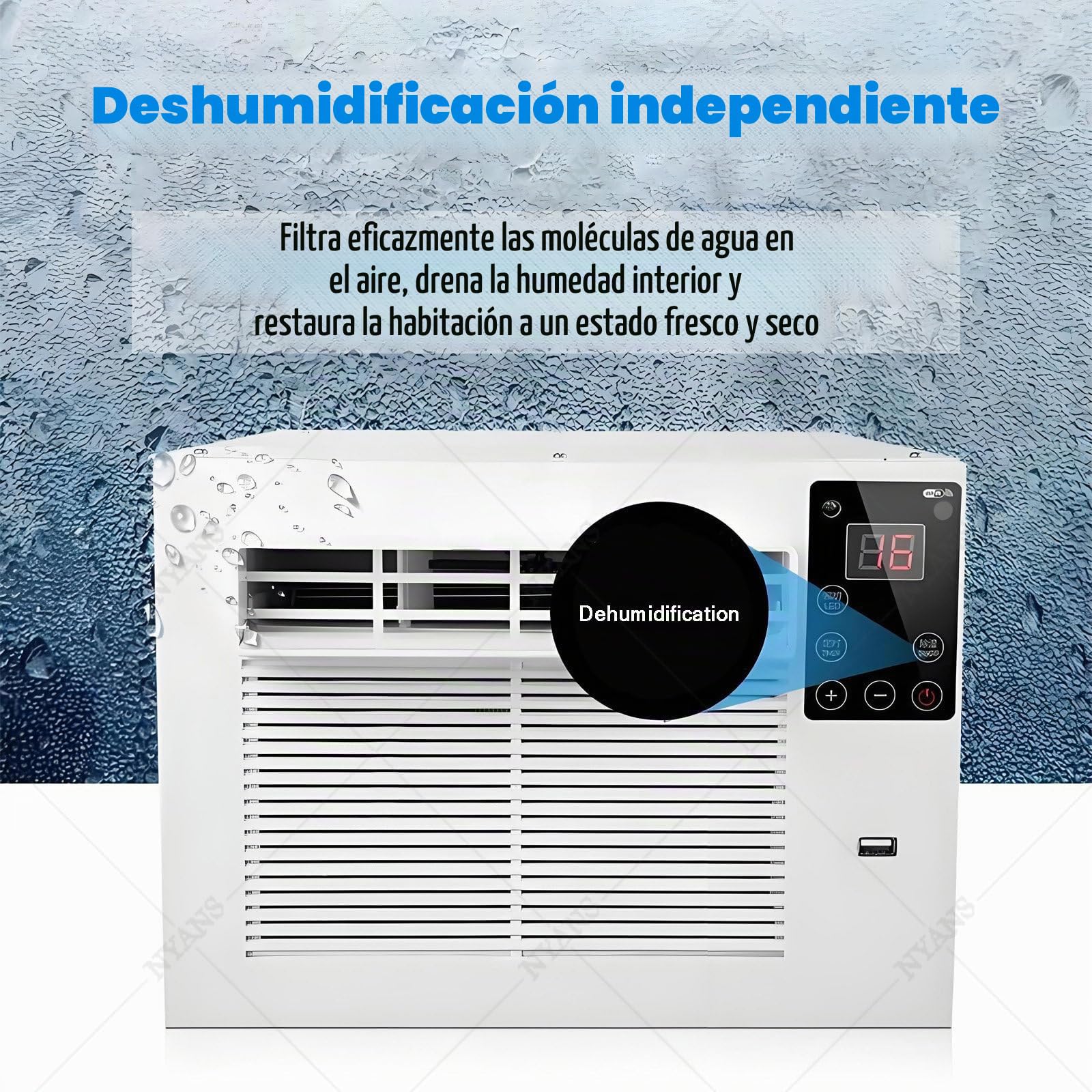 Aire Acondicionado Portátil, Pequeño Aire Acondicionado Todo En Uno Sin Instalación, Enfriador De Aire para Casa, Habitación, Oficina, Camping.,Airconditioning