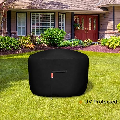 Miniatura 36 de SheeChung Cubierta para hoguera para estufa individual, hoguera al aire libre, sin humo, pequeña, redonda, impermeable, refugio de poliéster 600D