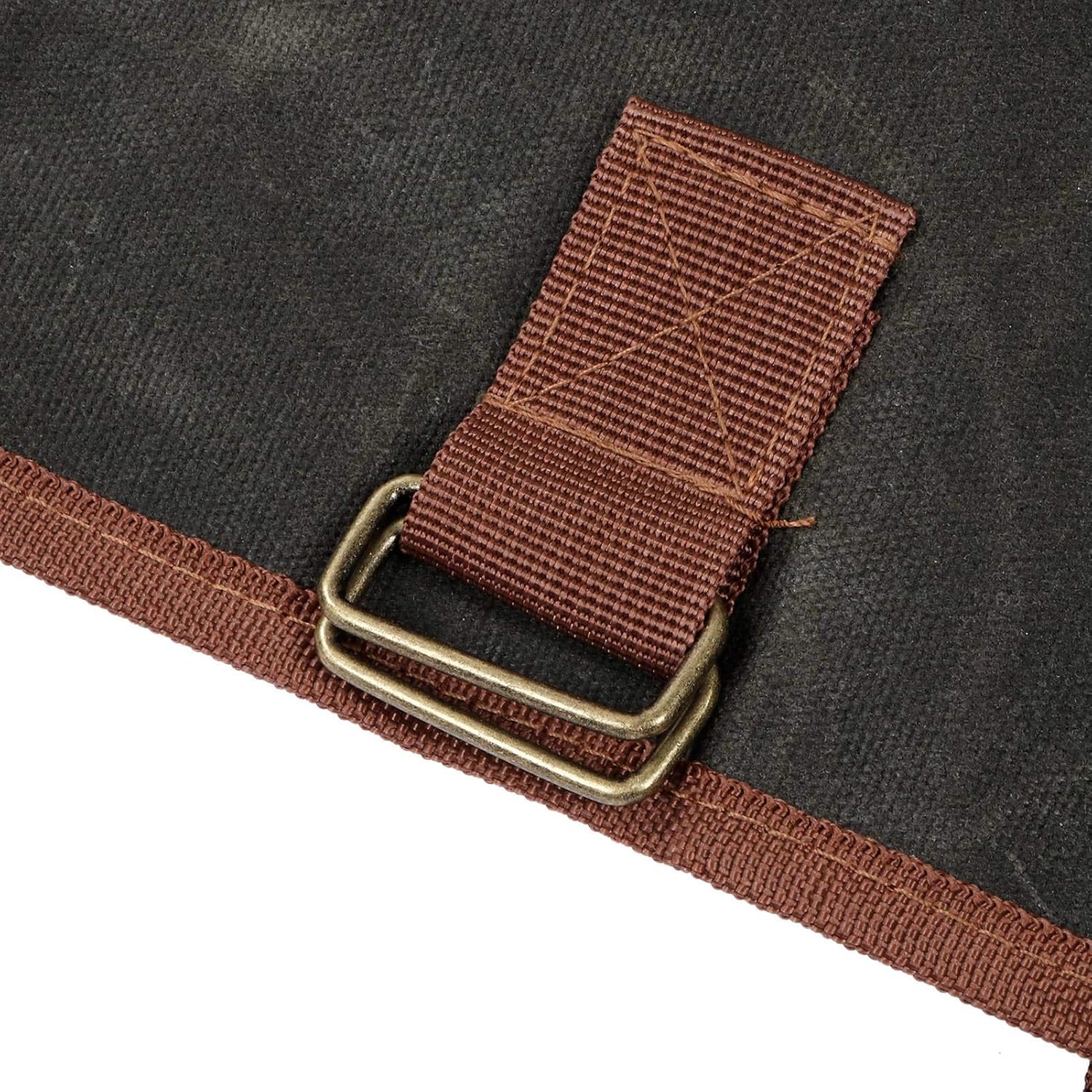 Waxed Canvas Log Carrier Tote Bag, Firewood Holder with Padded Handles and Shoulder Strap, Large Wood Carrying Bag for Fireplace, BBQ and Outdoor Camping, Durable Firewo