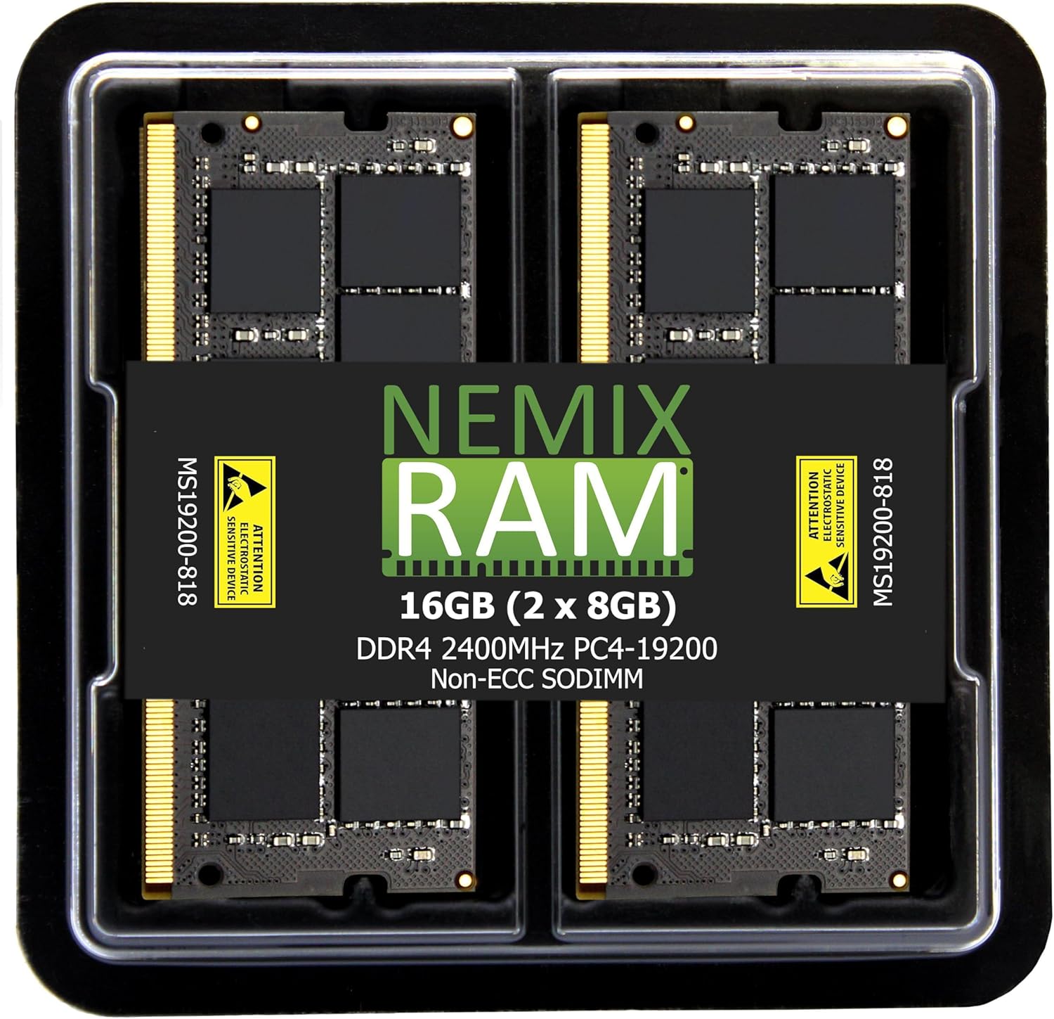 NEMIX RAM 64GB (2X32GB) DDR4 2400MHZ PC4-19200 2Rx8 1.2V CL17 260-PIN Non-ECC Unbuffered SODIMM NAS Memory KIT Compatible with QNAP TVS-672XT TVS-872XT TVS-472XT