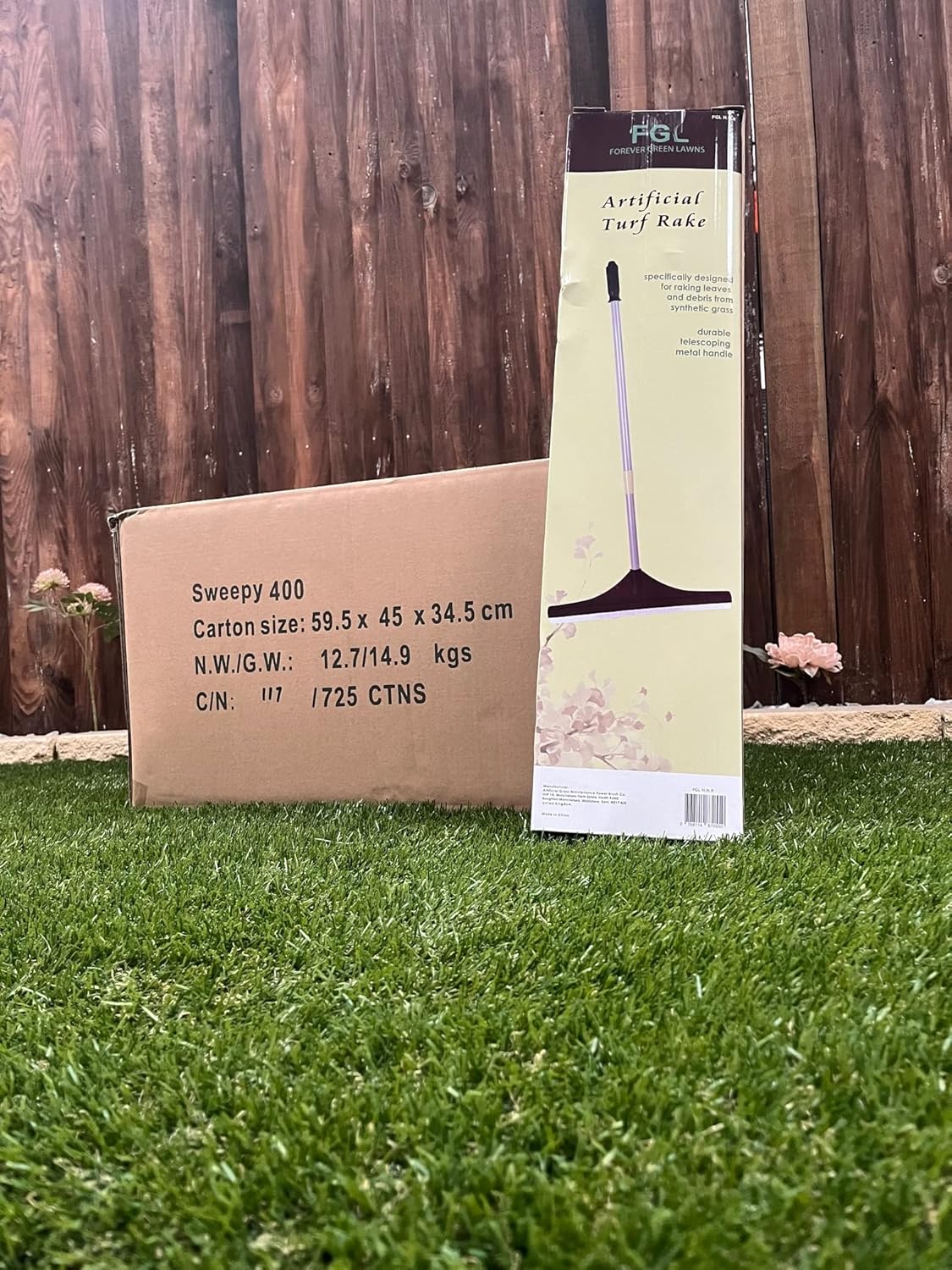 Buy Artificial Grass Maintenance Lawn Brush Sweeper 1600w with 10m Cable, Artificial Grass Rake