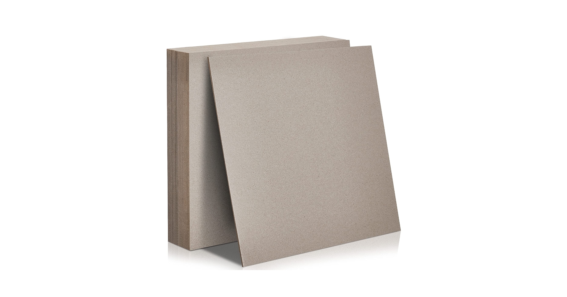 12.5x10x0.04" Chipboard Sheets, 20Pcs 40PT Thick Book Board Binders
