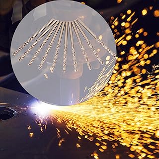 M35 Cobalt Drill Bit Set 1mm-5mm HSS Twist Drill Bits for Drilling Stainless Steel Cast Iron Metal Cobalt Drilling Bits(5mm)