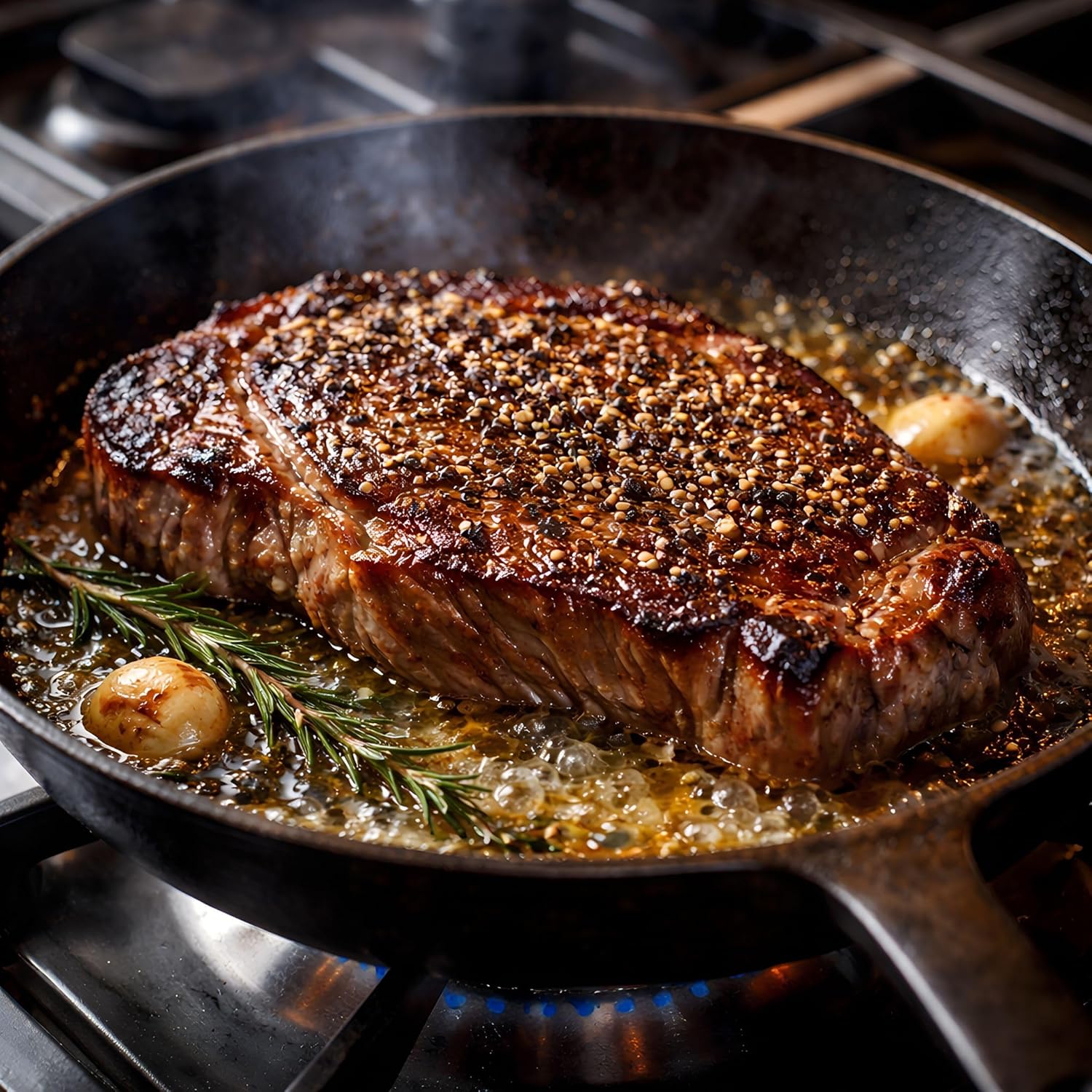 BUNKHOUSE Butcher Style Black Pepper 16 Oz - Coarse 8 Mesh Cracked Peppercorn for Grinder Refill, Roasts, Rubs, and More
