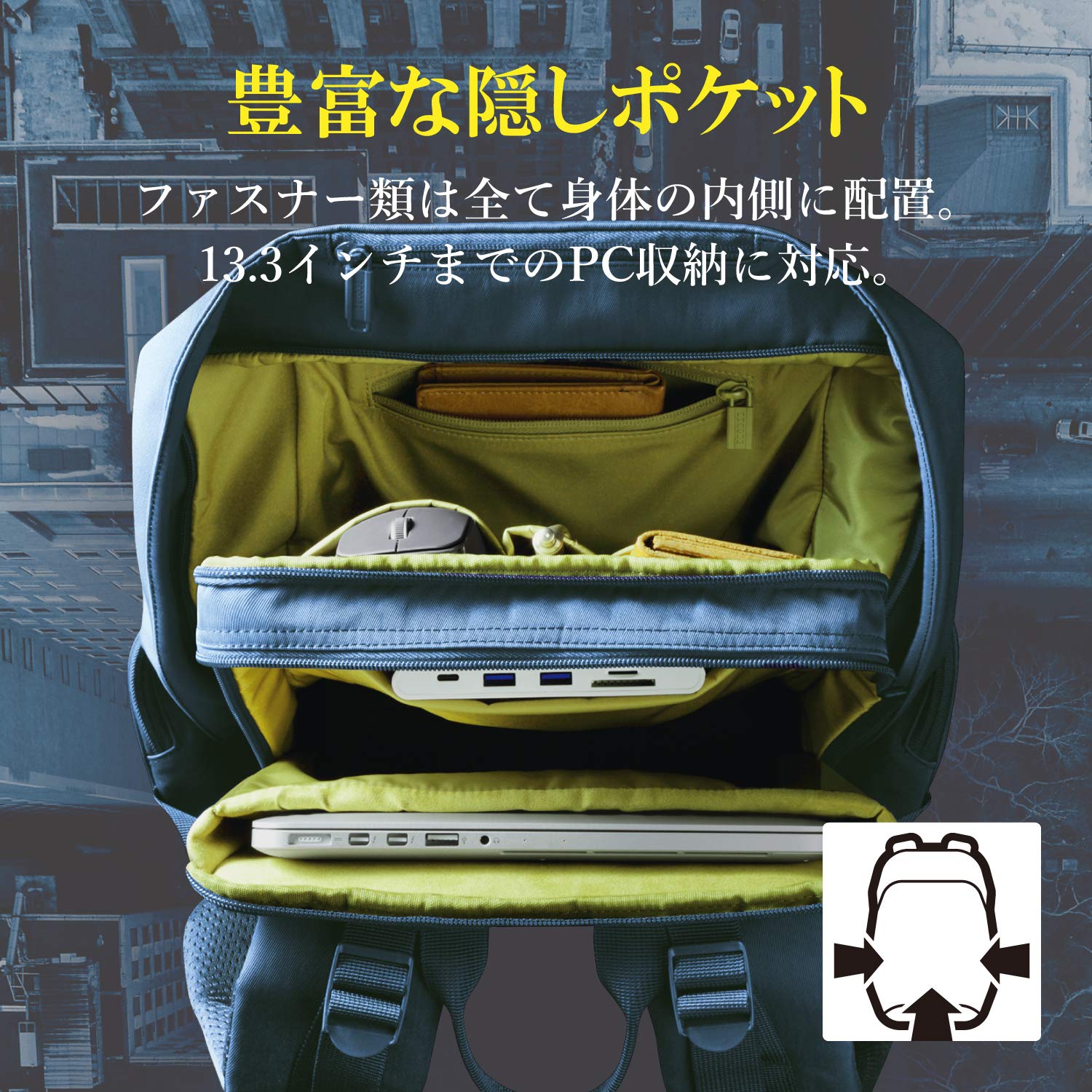 Amazon.co.jp: エレコム バッグ バックパック ESCODE(エスコード) 刃物 