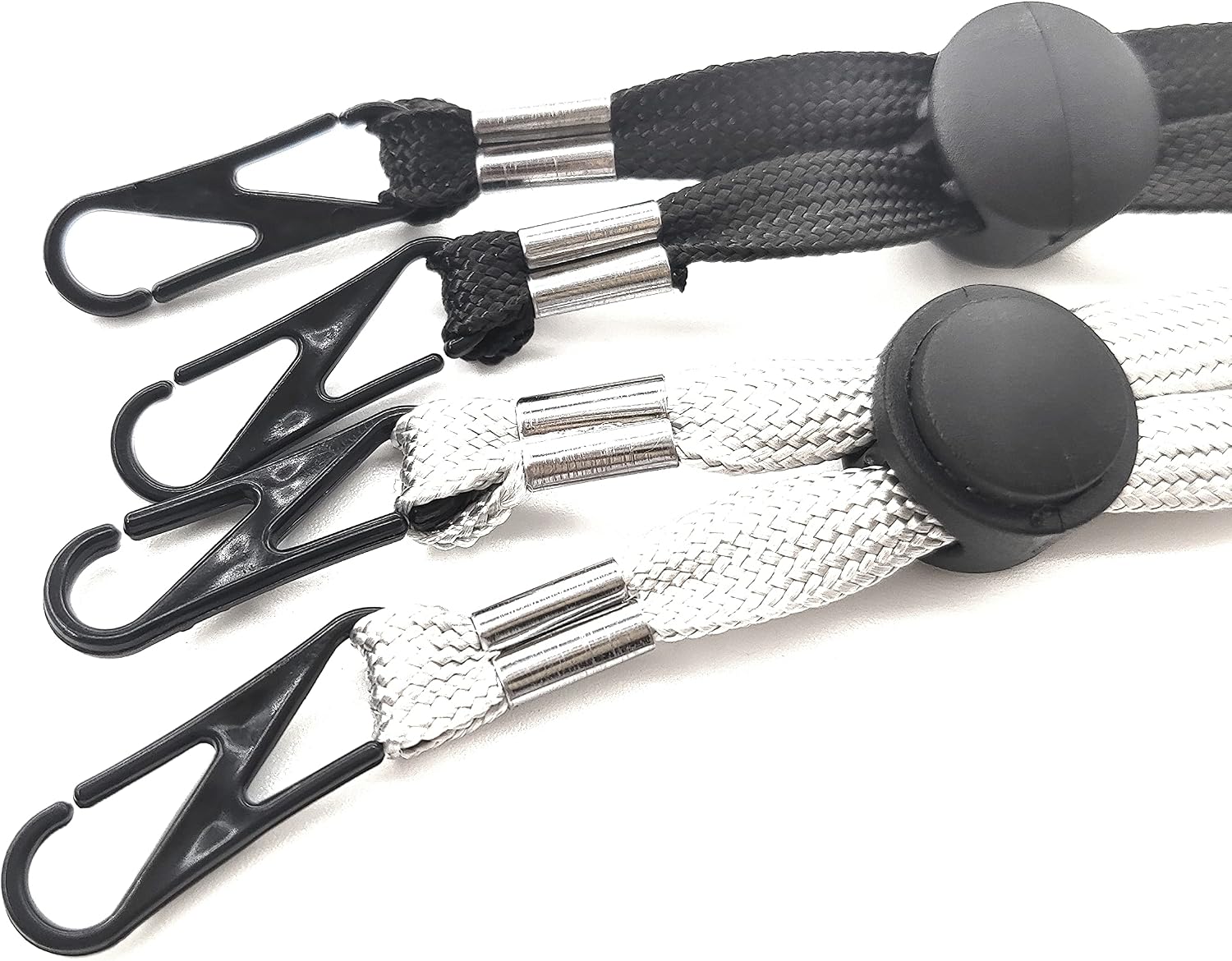 Xianglangsuccess6 6-Piece Hat/Visor Sling with Adjustable Chin Strap and Detachable Sun Hat Strap, Spring Cord Buckle