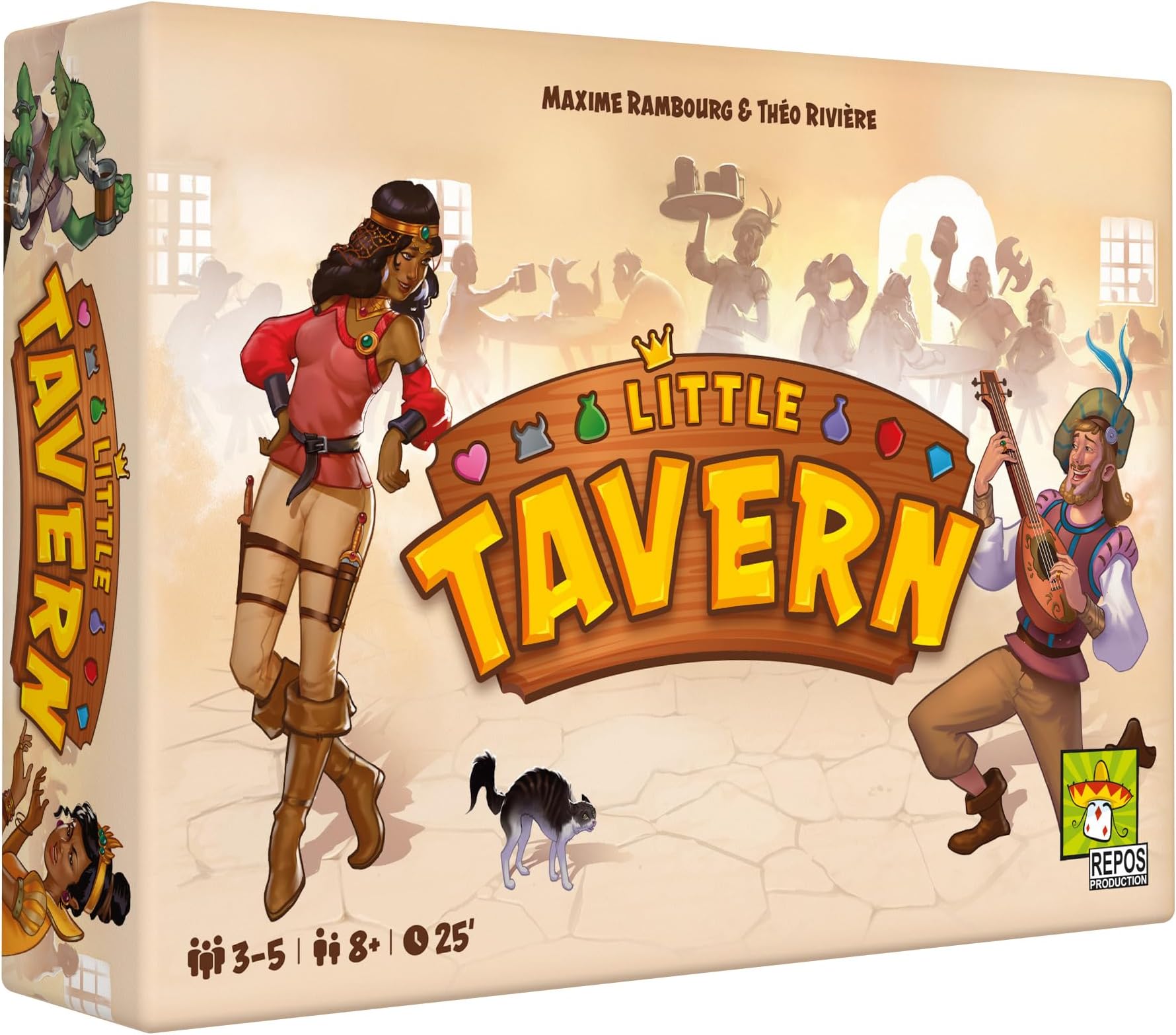 Repos ProductionLittle Tavern | Family Board Game | Ages 8+ | 3-5 Players | 25+ Minutes Playing Time