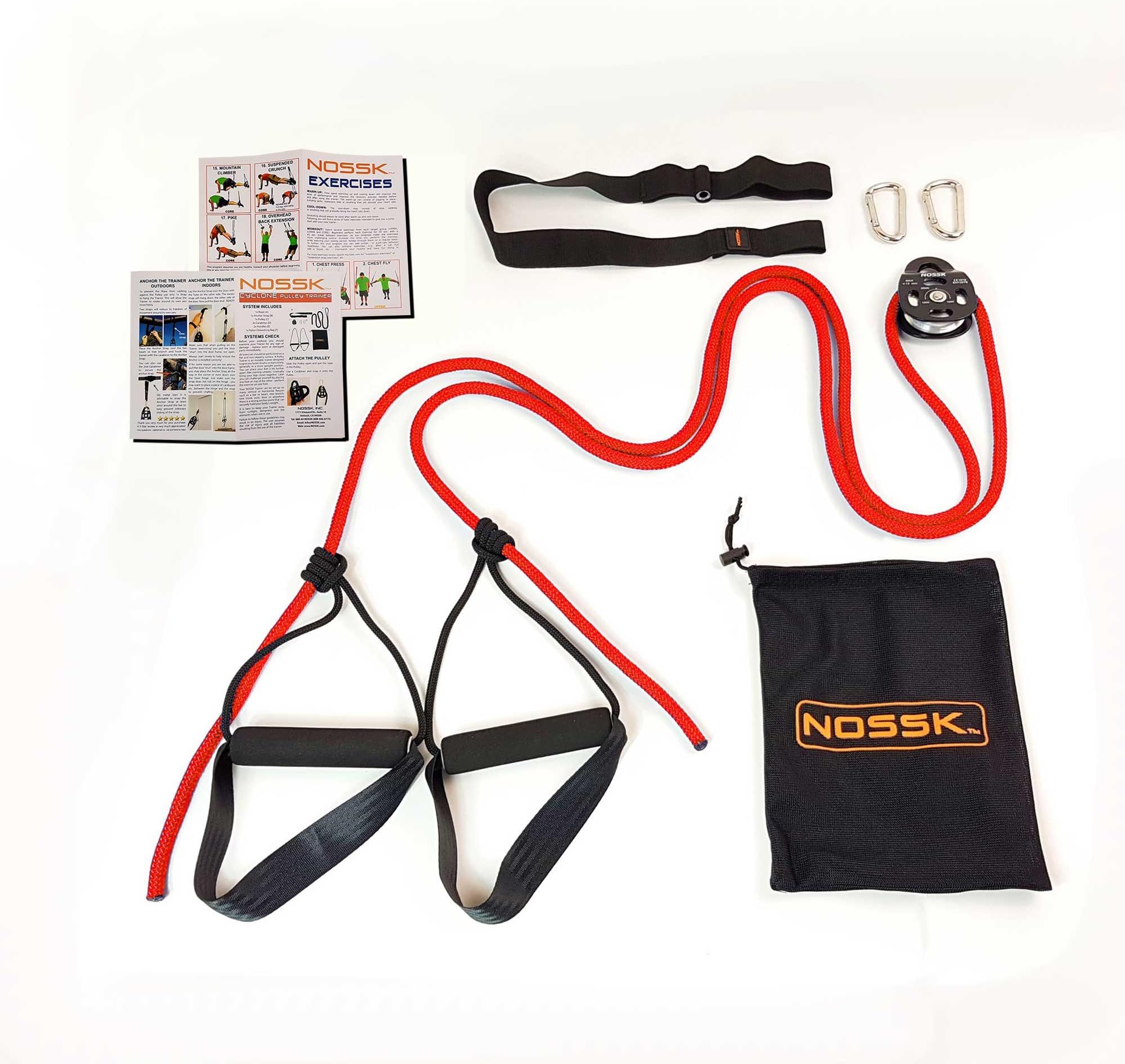 Cyclone Pulley Bodyweight Trainer (Red)