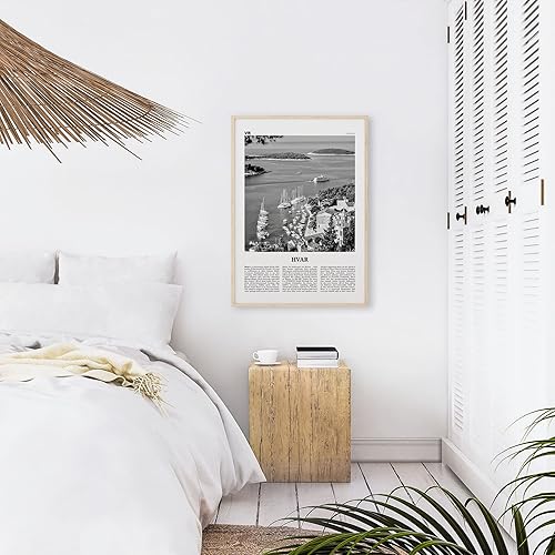 Miniatura 6 de Hvar Print en blanco y negro, arte de pared de Hvar, póster de Hvar, Foto de Hvar, Decoración de pared Hvar, Dalmacia dividida, Hrvatska, Croacia