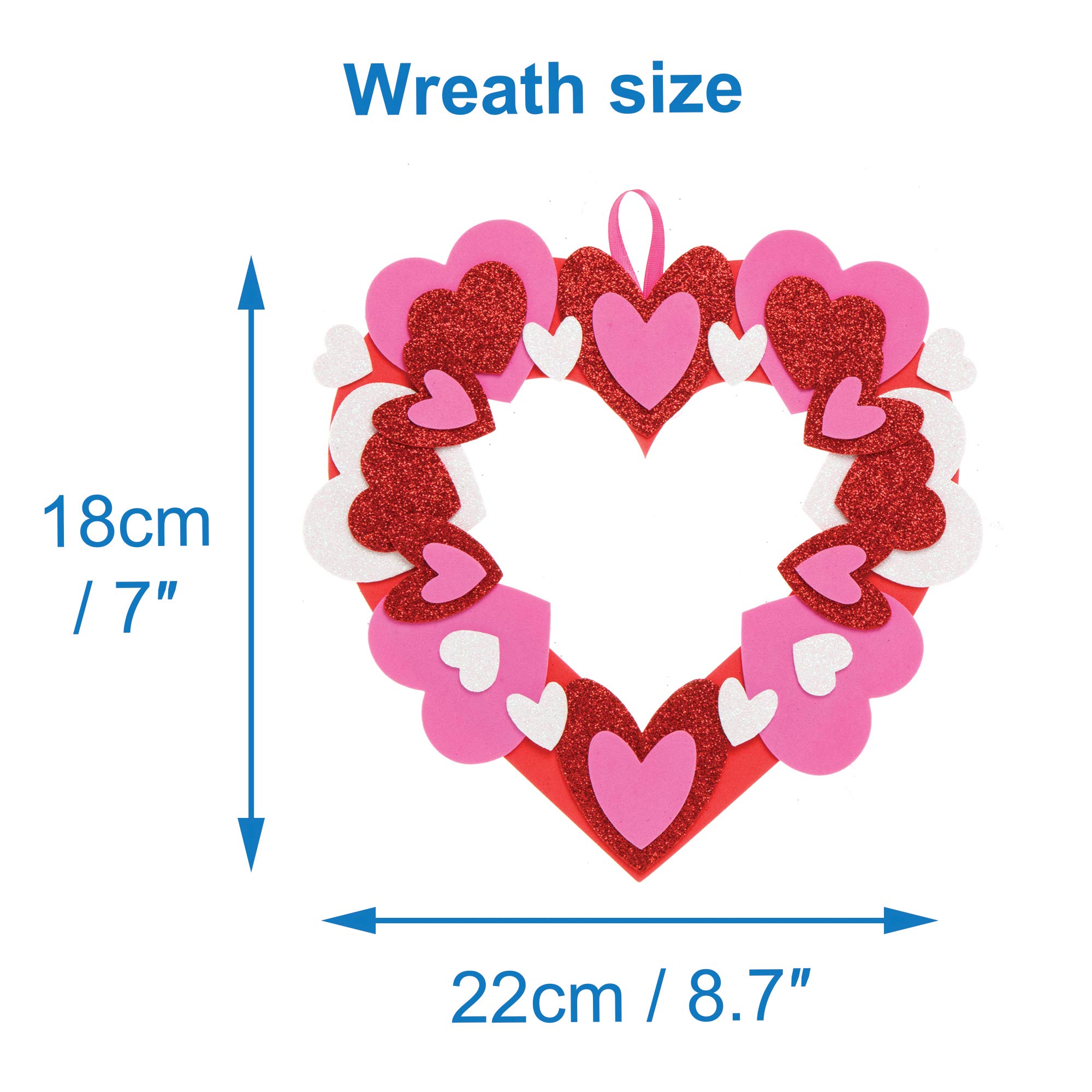 Decorations Croix A Colorier Baker Ross – 10 Décorations Croix à Colorier (contours Velours) – Loisir Créatif Saint-Valentin Pour Enfants – AT621