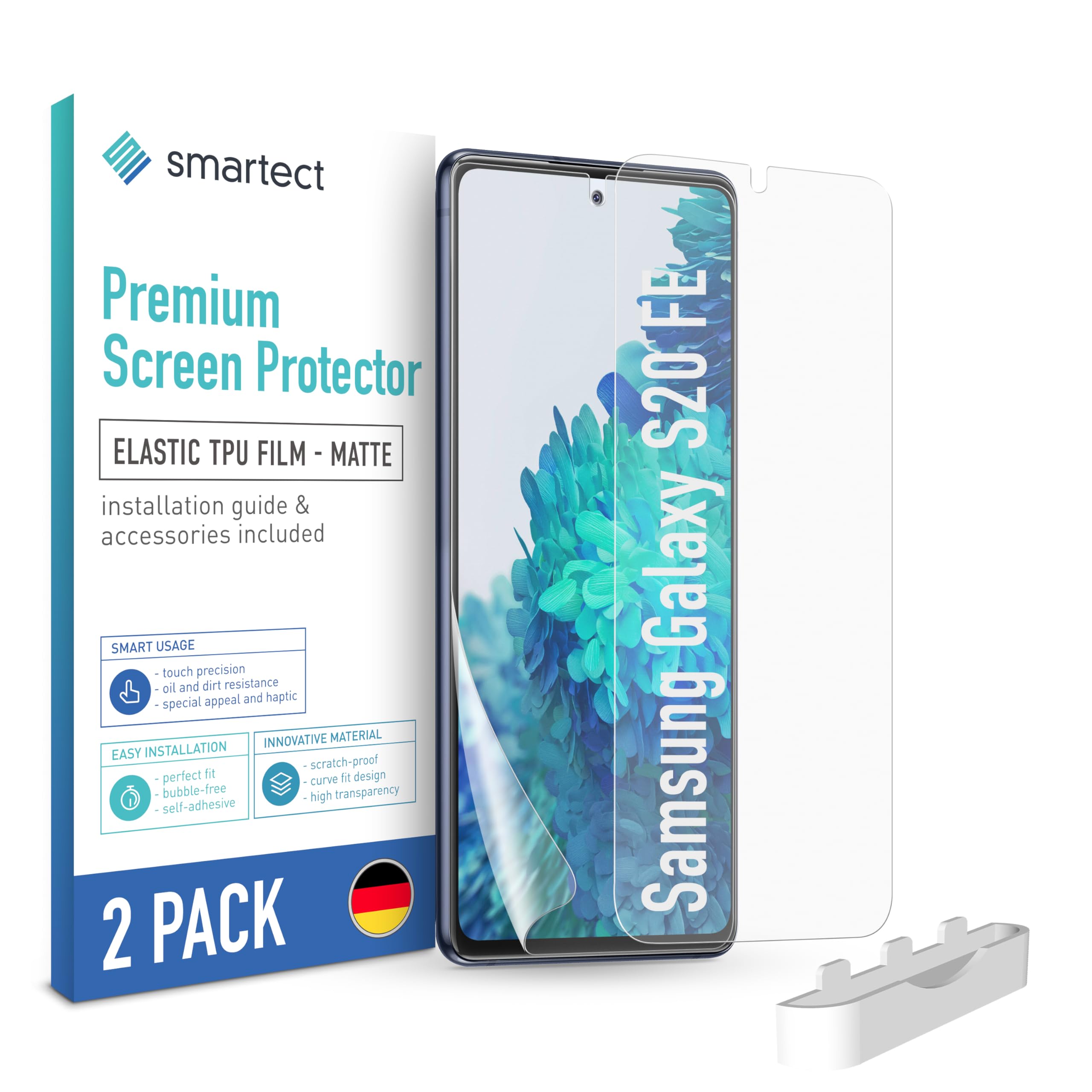 Protecteur D'écran TPU Smartect Pour Motorola Edge 60 - 2 Films écran + 2 Verres Caméra, Installation Sans Bulles, Anti-traces