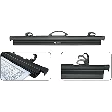 Hang-A-Plan, 18-24 Inches Quickfile Hanging Clamp, Black, Holds up to 150 Plans, 5 Pack