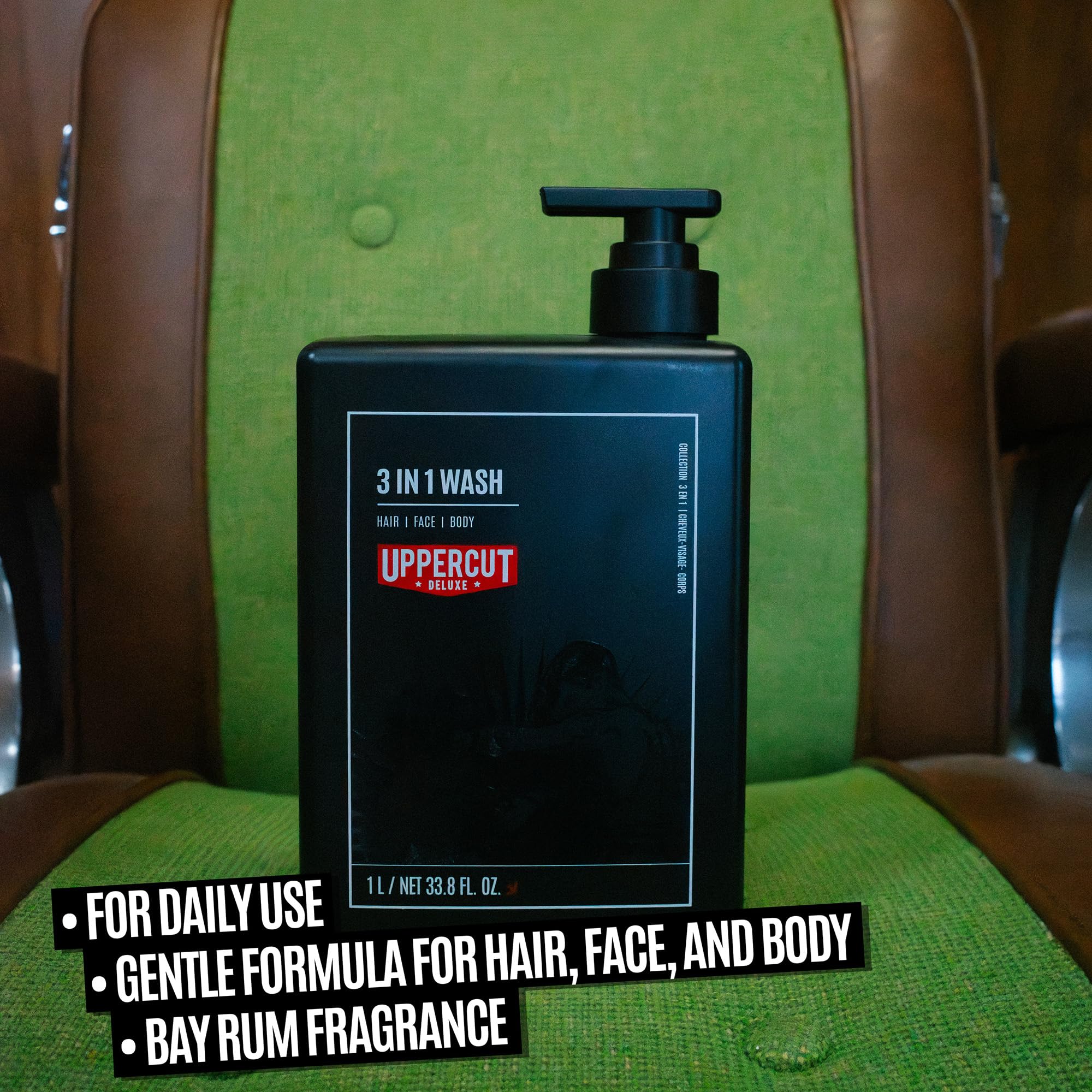 Uppercut Deluxe Gel de lavado 3 en 1 1 litro