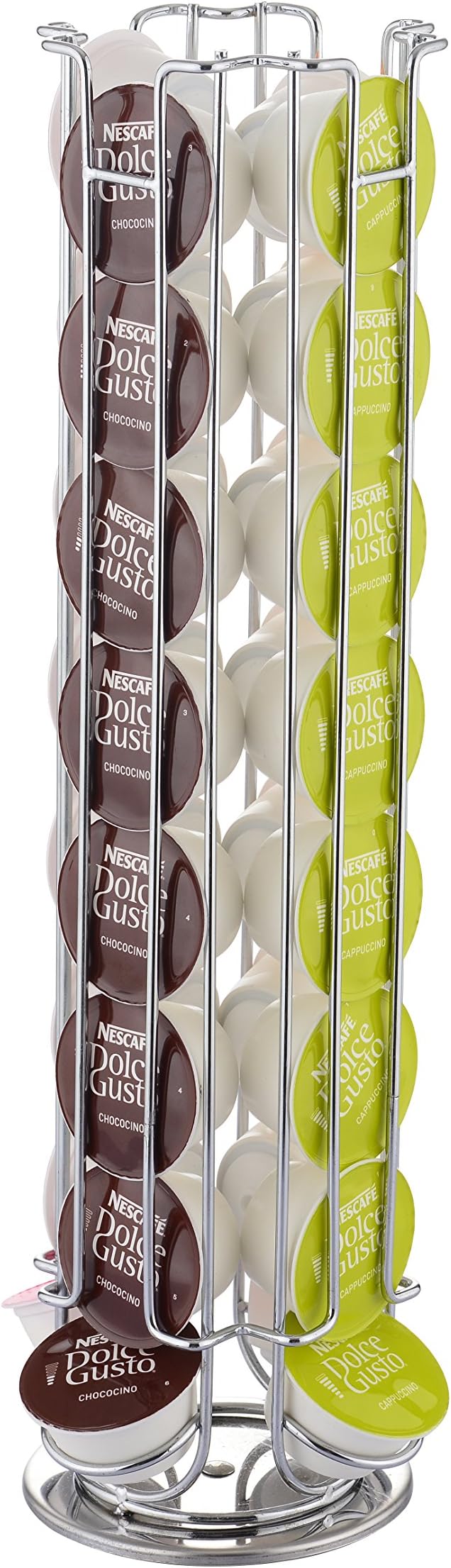 Coffee Capsule Holder Compatible with Dolce Gusto, Not Sold or Ceated by Dolce Gusto, Rotating Coffee Pods Stands Holder (Max Capacity: 32)