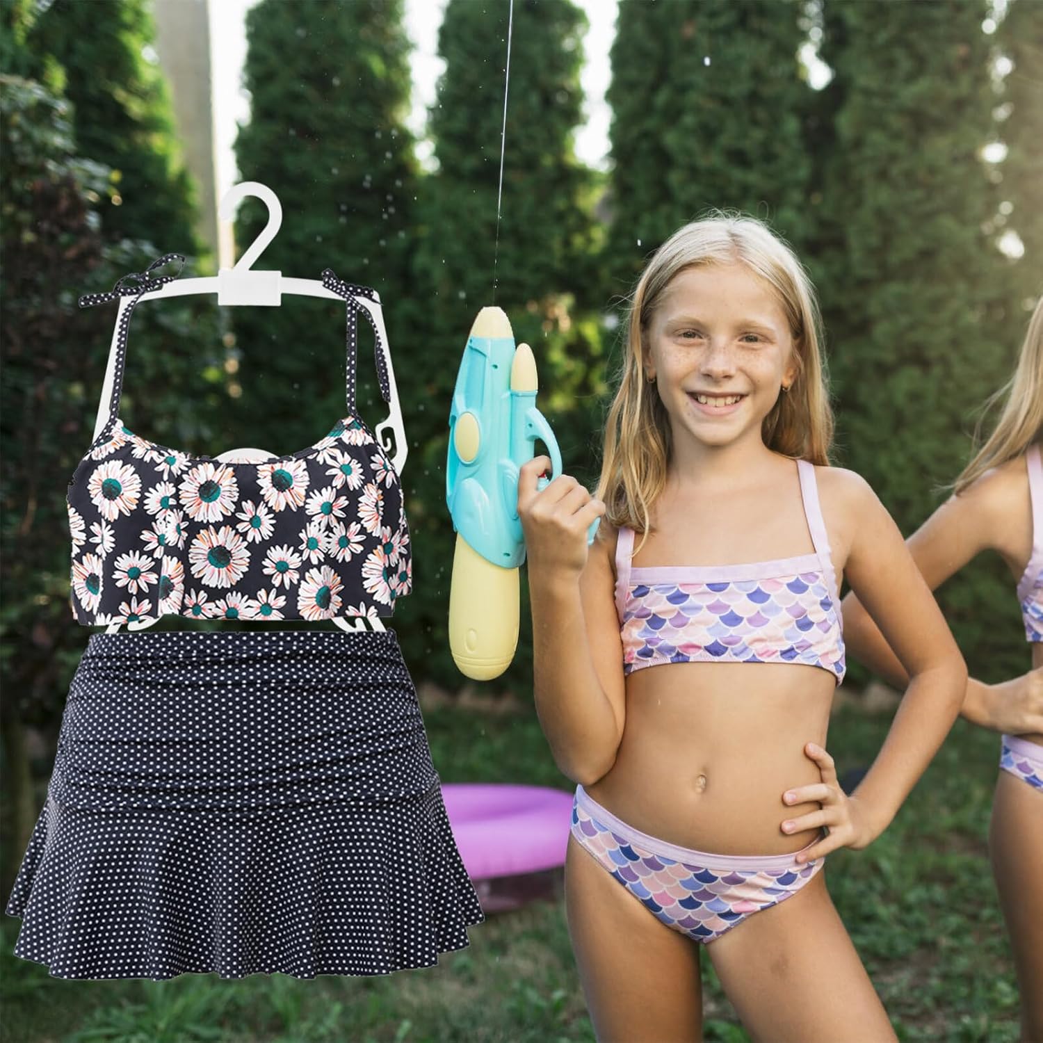 Alipis 5pcs Boy Girl Swimsuit Hangers Non- Boy Girl Clothing Hangers for Closet Organization Design for Easy Access Neat Storage for Outfits