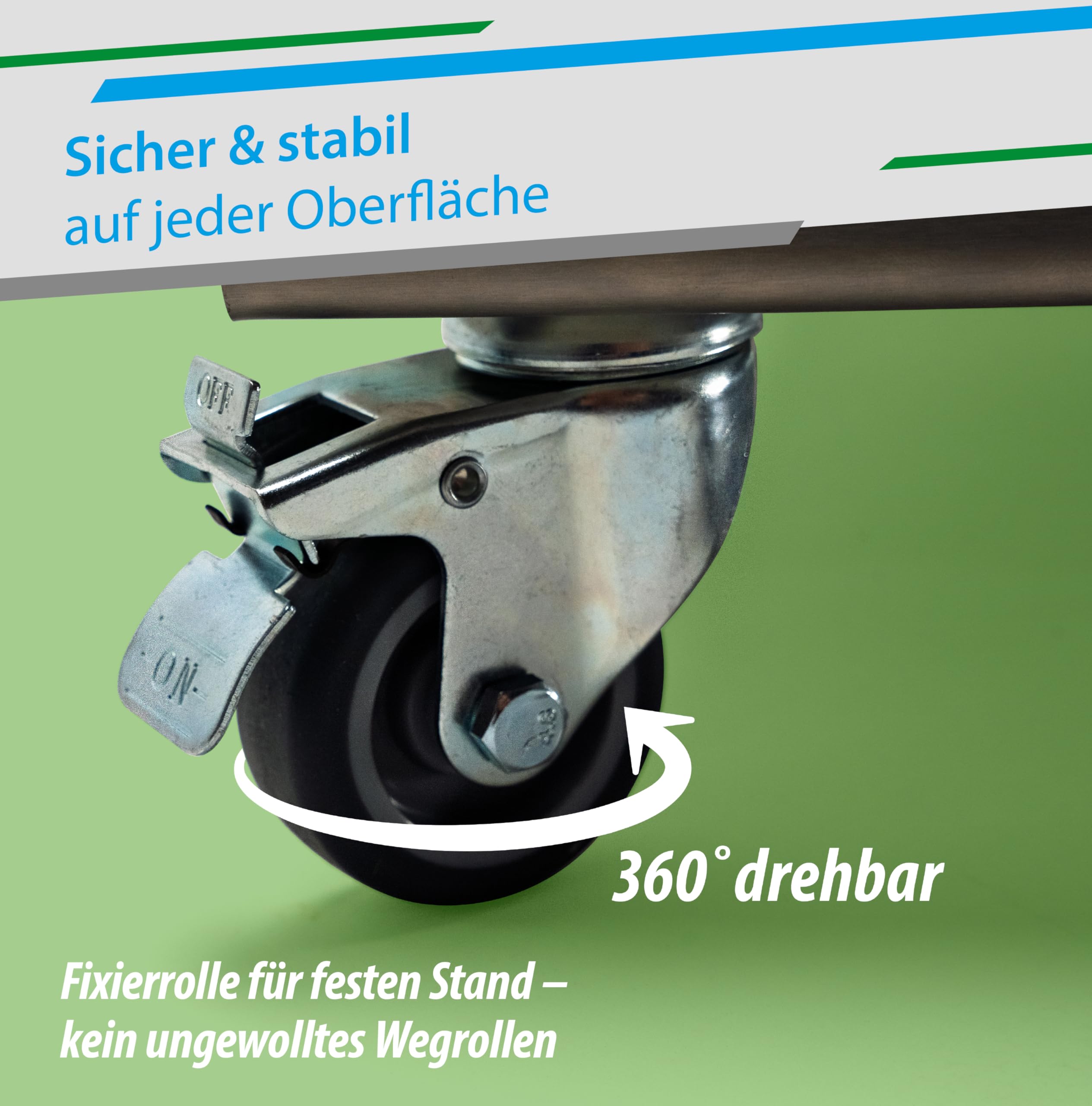 PlantMOVER Pflanzenroller mit Seilzug - 150kg Tragkraft 42x42cm – Edelstahl/WPC Pflanzenroller eckig mit robusten Rollen - Witterungsfestes Rollbrett für Pflanzen - Einfach ziehen, Made in Germany