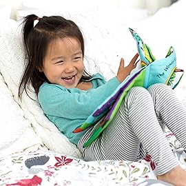 Melissa & Doug Soft Activity Baby Book - The Wonderful World of Peekaboo! Lift The Flap Busy Book for Toddlers, Sensory Toys for Babies and Toddlers