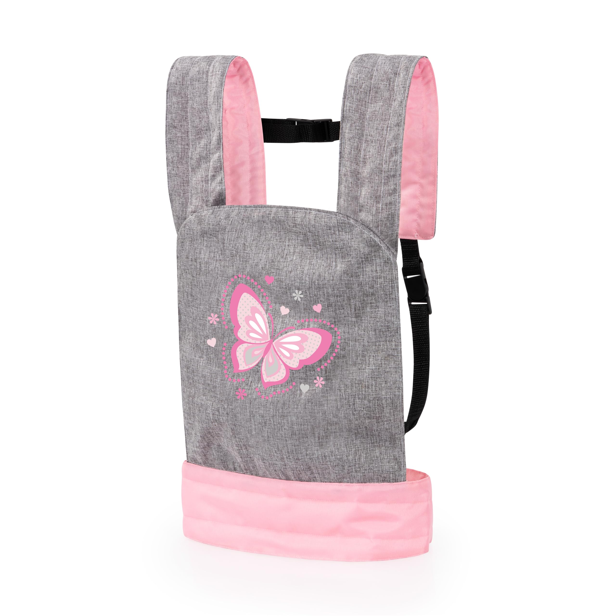 Bayer Design 62233AA Marsupio EasyCarry, Porta Bambola, Portatile Davanti e Dietro, Cinture Imbottite, Seduta Cucita, Accessori per Bambole