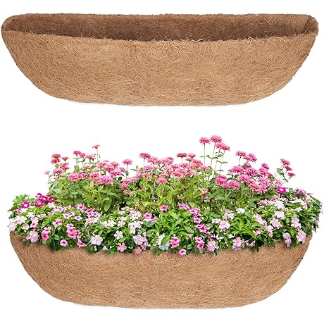 2 Pcs Coco Liners for Planters 24 Inch