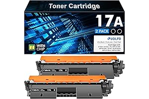 Pack of 2 - 17A CF217A Toner Cartridge Compatible with HP 17A...