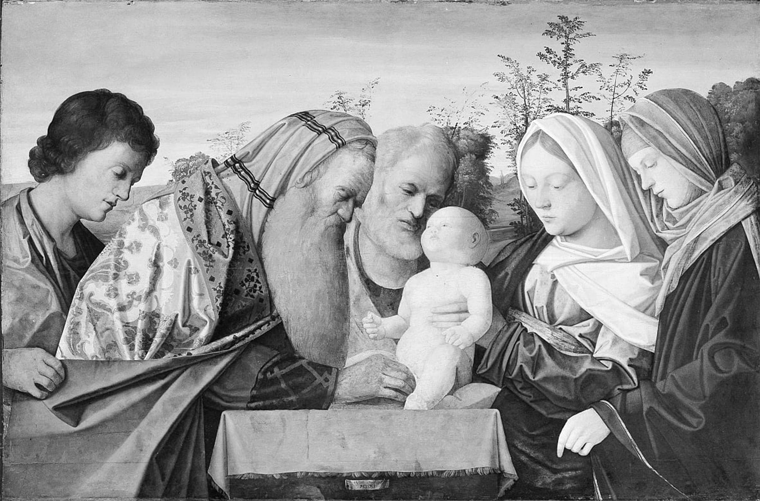POSTERIIk Vintage Classic Picture Landscape Artwork the Circumcision of Christ by famous artist Portrait Canvas Painting for Office Home Decor 60x90cm