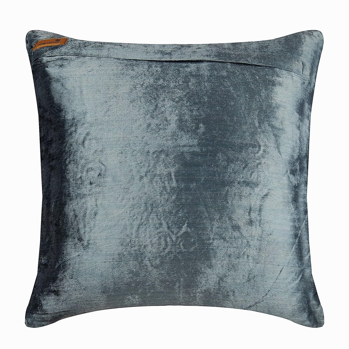 The HomeCentric Avorio 35x35 cm Art Silk Federa Cuscino Letto, Grata, Traliccio, Perline Seta Fodere per cuscino con cerniera, Moderno Geometrico Fodere per cuscini Toss - Gold Taj