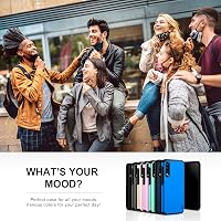 BEZ Páncél Tok Samsung Galaxy A50 / A30s Telefonhoz - Dupla Rétegű Ütésálló Védőtok Emelt Peremmel, Fekete 5