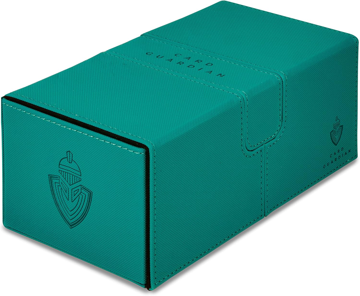 Card Guardian - Premium Double Deck Box (Teal) for 200+ cards Trading Card Games TCG Perfect for Magic the gathering (MTG), Commander Deck, Yugioh Deck Box, Sports Card Storage Boxes