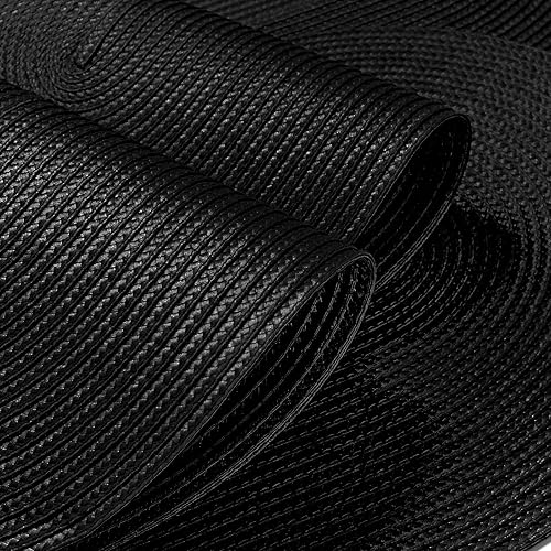 Miniatura 3 de FunWheat Juego de 6 manteles individuales trenzados ovalados para mesas de comedor, lavables, resistentes al calor, para uso diario, 12 x 18