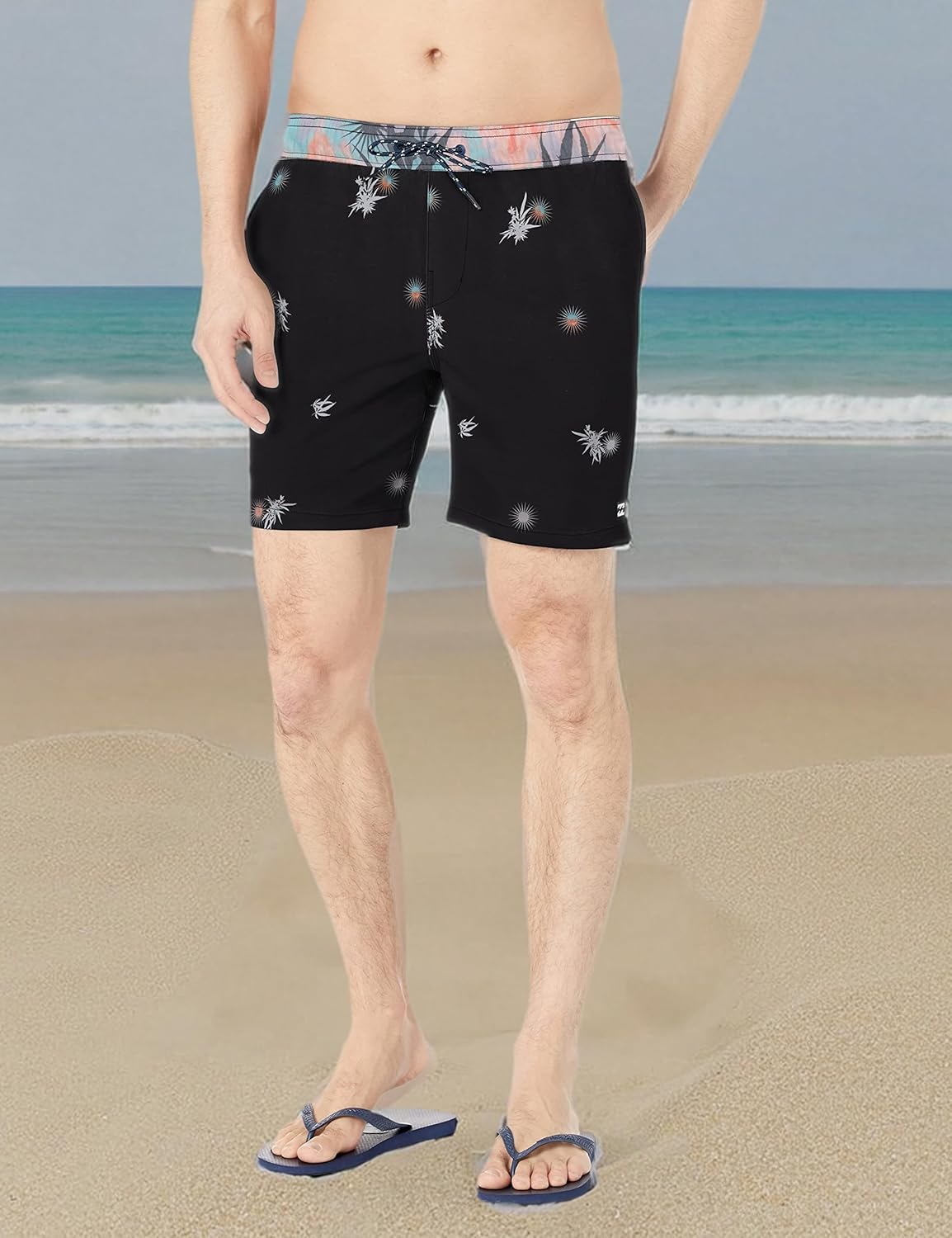 Billabong Men's Sunday Layback 17" Boardshorts (Black, MD)