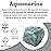 Amazing Gemstone Aquamarine Raw Crystals and Healing Stones, Natural Rocks for Tumbling and DIY Raw Stones and Crystals (1 Piece)