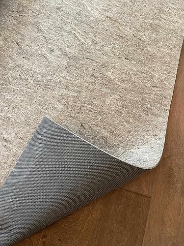 Miniatura 5 de Hauteloom Almohadilla para alfombra antideslizante, con agarre de fieltro grueso para madera dura, alfombra protectora larga, segura para todos los