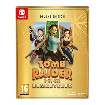 Tomb Raider 1-3 Remastered Starring Lara Croft Deluxe Edition (Nintendo Switch)