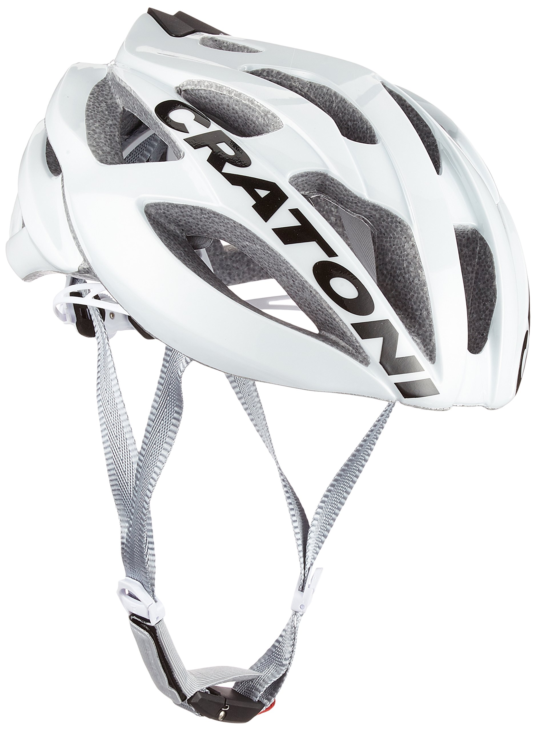Cratoni Fahrradhelm C-Bolt, White-Black Glossy, M-L, 110403D2 Sport & Freizeit