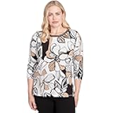 Floral Leaf Embellished Top