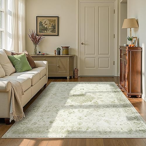 Vista 69 de jinchan Alfombra de pasillo lavable de 2 x 10 pulgadas, estilo vintage, envejecida, para interiores, delgada, tradicional, con estampado floral