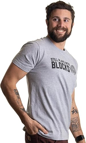 Miniatura 3 de Camiseta para hombre Still Plays with Blocks Divertida camiseta de reparación de camiones mecánico de motor para hombre