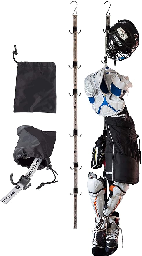 Amazon Co Jp Utty 多目的ポータブル乾燥ラック スポーツ用品 キャンプオーガナイザー 吊り下げ収納 ドライウェット衣類 ギアバッグ ホッケー用品 自宅 ガレージ テント Rv ホテル用ハンガー スポーツ アウトドア