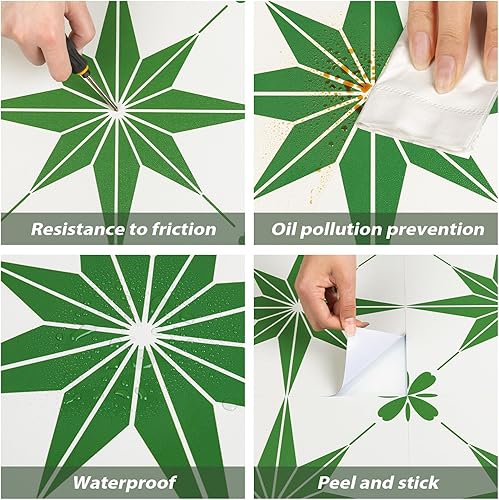 Miniatura 5 de Baño de azulejos de piso gris Peel and Stick