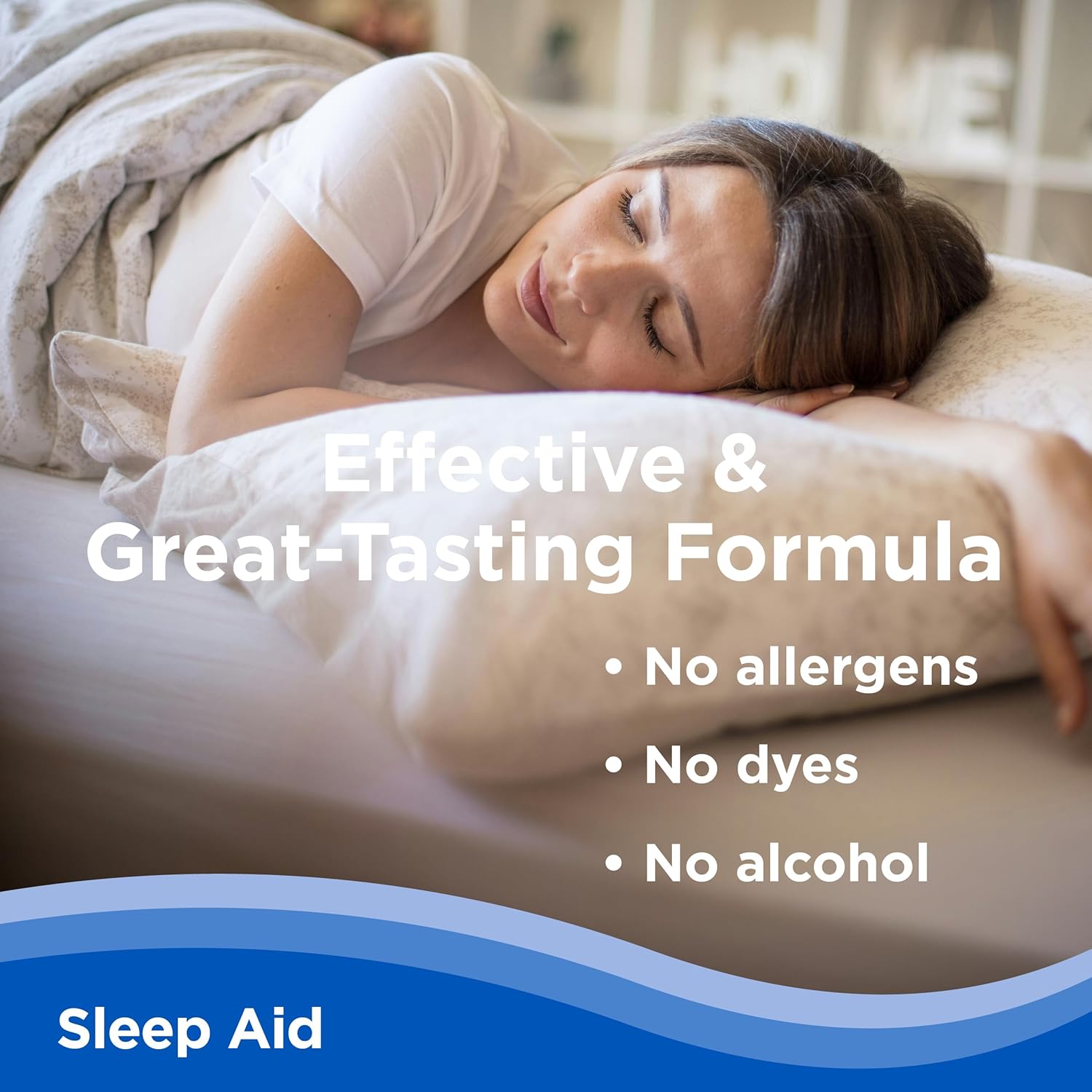 CalmCo Adult Sleep Aid Vial – Nighttime Sleep Aid with Diphenhydramine HCl 25mg, Non-Habit Forming Liquid Sleep Aid for Adults, Help You Fall Asleep Fast for Better Sleep, Mixed Berry Flavor, 18 Count