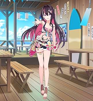 α1 ホロライブ 脱げかけ&水着 AZKi スリーブ&プレイマット α1 ホロライブ 猫耳&猫尻尾&ゲッサー AZKi スリーブ&プレイ
