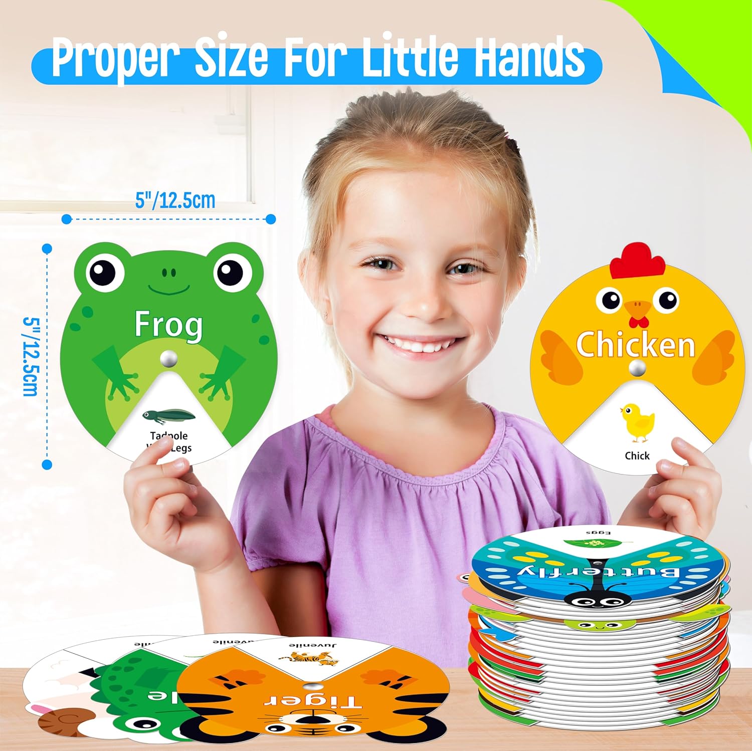 30 PCS Life Cycle Spinners image 3