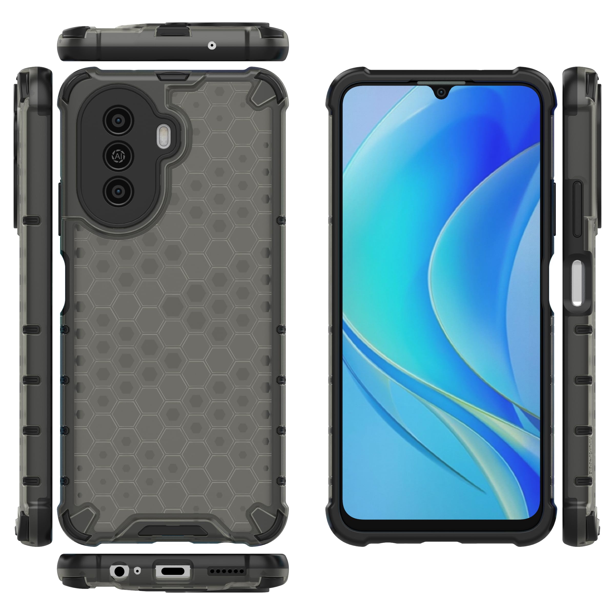 Custodia Personalizzata Per Huawei Nova Y70 Plus / Y70 | Cover In Vetro Temperato E Bordo TPU | Stampa HD Con Tua Foto, Testo O Logo
