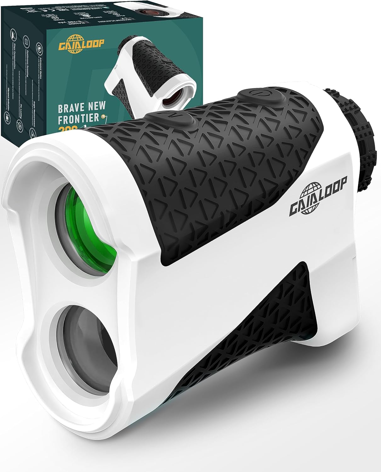 Laser Golf Rangefinder with Slope, Golf Range Finder, Flagpole Lock Yardage Devices with Vibration, High-Precision 6X 650 Disc for Golfing, Hunting, Target Shooting, Focus,