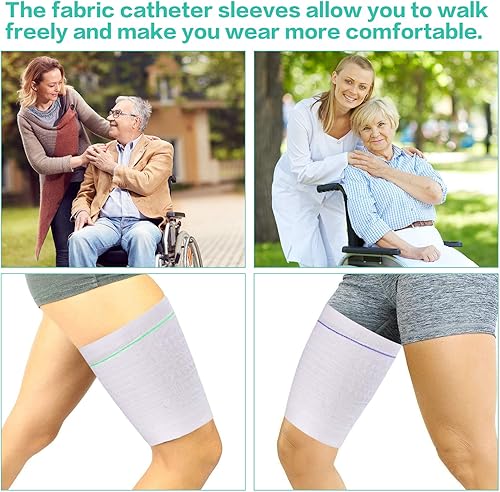 Miniatura 7 de Bolsa de catéter para pierna, bolsa de orina, funda de drenaje, bolsa de drenaje urinario, suministros de incontinencia urinaria lavable para