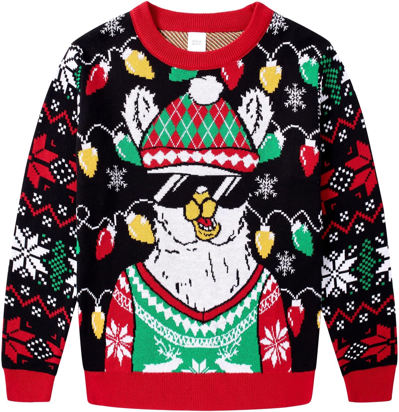 BFUSTYLE Kids Ugly Christmas Sweater Girl Boy Xmas Knit Pullover Sweatshirt
